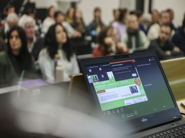 Ringvorlesung "Migration – Demokratie – Bildung". Foto: Andrea Fabry/Pdagogische Hochschule Karlsruhe