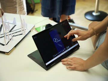 Bei der Abschlussveranstaltung des Projektseminars "Social Entrepreneurship" am 26. Juli 2022 im Senatssaal der PHKA. Foto: Sofia Vinnichenko/PHKA.