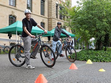 Beim Rad-Aktionstag am 4. Juni. Foto: Regina Thelen/PHKA