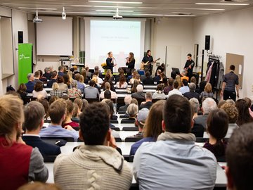 Gut besucht - der Neujahrsempfang 2019. Foto: David Manherz/Pädagogische Hochschule Karlsruhe