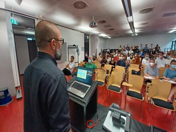 Dr. Ulf Keber beim Präsentationstermin am 30.6.2022 in der PHKA. Foto: PHKA
