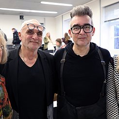 10. Poetik-Dozentur: Beate Laudenberg, José F.A. Oliver, Michael Stavarič und Ina Brendel-Kepser (v.l.). Foto: PHKA