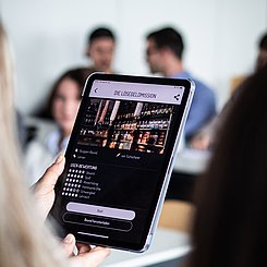 Im PHKA-Seminar: Studierende präsentieren ihre Escape Spiele. Foto: Joel Frank/PHKA