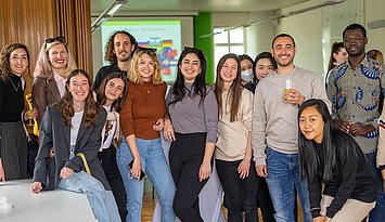 Willkommen in Karlsruhe: Die PHKA begrüßt ihre neuen Austauschstudierenden. Foto: Roxane Fijean/PHKA